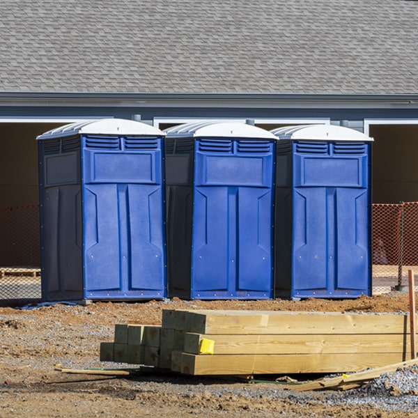 what is the expected delivery and pickup timeframe for the portable restrooms in Turtle River MN